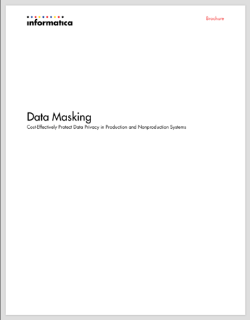 Data Masking | Whitepaper