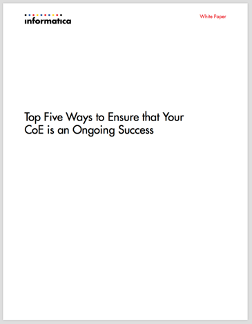 The Top 5 Ways to Ensure Your CoE is a Continuous Success | Whitepaper