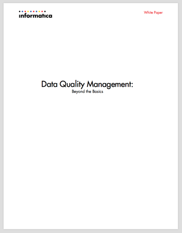 Data Quality Management: Beyond the Basics | Whitepaper