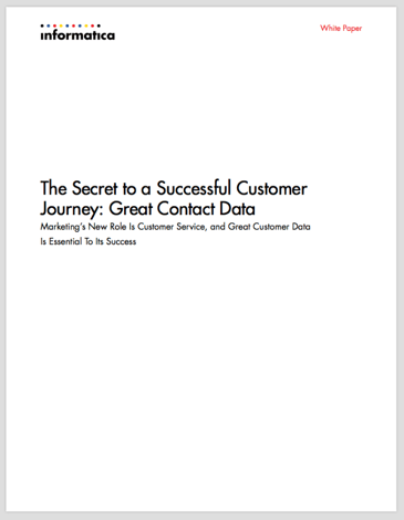 The Secret to a Successful Customer Journey: Great Contact Data | Whitepaper