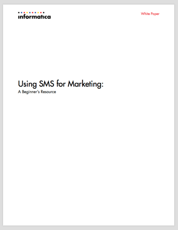A Beginner's Guide to Using SMS for Marketing | Whitepaper