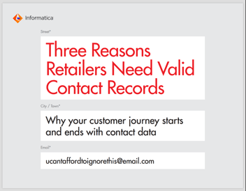 The Customer Journey Starts and Ends with Contact Data | eBook