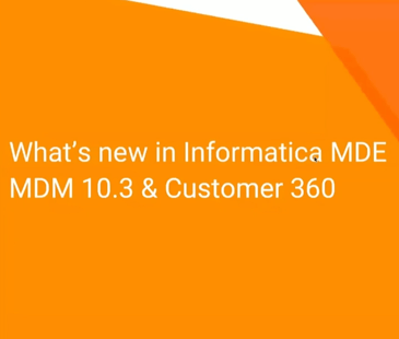 What's New in Informatica MDM