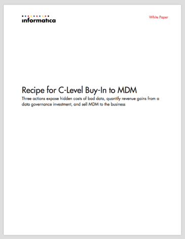 Recipe for C-Level Buy-In to MDM | Whitepaper