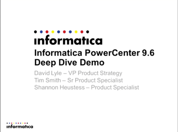 Informatica PowerCenter 9.6 Deep Dive Demo | Webinar